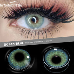 YICKYUE  -  1 Pair Natural Contact Lenses Colorful Contact Lenses for Eyes Blue Lenses Gray Eye Lenses Brown Lens Yearly Eye Lenses