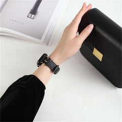 High Quality Leather loop Band For iWatch 40mm 44mm Sports Strap Band For Apple Watch 41MM 45MM 42mm 38mm Series 7 3 2 4 5 6 SE