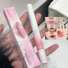 YICKYUE  -  Double-Headed Lip Pencil Watery Lip Gloss Multi-function Transparent Lipstick Pencil Moisturising Natural Silly Lip Glaze Stick