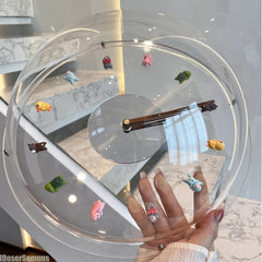 YICKYUE  -  Spring Breeze Bubble Wall Clock Cartoon Silent Decor Walking Seconds Wall Clocks Modern Luxury Home Bobo Clock Decorative