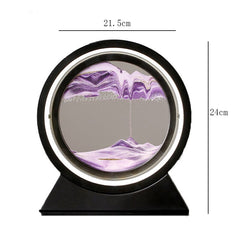 Quicksand Painting Night Light Creative Hourglass Table Lamp Ornaments for Wedding Decoration Living Room Decoration Ornaments
