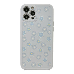 Ins Jane style flower cute phone case silicone cover funda for iphone 8 7 plus x xr xs max 12 mini 11 pro max capa conque