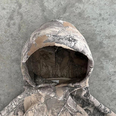 Hearujoy  90s Streetwear Y2K Retro Hoodie Men Printed Camouflage Pattern Pullover Sweatshirts High Street Hip Hop Streetwear Oversized Unisex Camo Hoodie