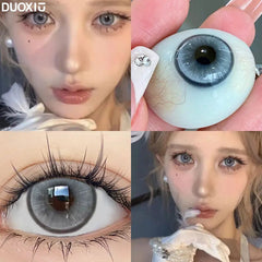YICKYUE   -  1 Pair Colored Contact Lenses for Eyes Lens Green Blue Gray Contact Lens Green Eye Lenses Wholesale Natural Eye Lenses