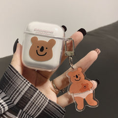 Ins Koala cute earphone case for airpod 2/1 silicone case for apple airpods pro 3 cartoon cover wireless headphone capa keychain