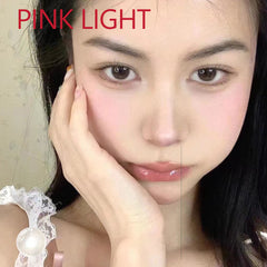 YICKYUE  -  Coslens Natural 14.00mm Soft Contacts Lenses with Power Women Men Glasses Accessories линзы для глаз цветные Pink Light