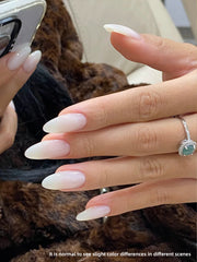 YICKYUE  -  1Pc 15ML Milky White Pure Nail Polish Gel Nail Add Semi-Permanent Soak Off UV LED Construction Gel Varnish