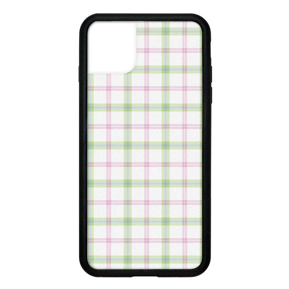 Plaid For Boy And Girls Silicone PC+TPU Phone Case For Iphone 6S 7 8 Plus X Xs Max For Apple Phone XR 11 12 Pro Hard Fundas