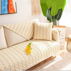 Four Seasons Universal Sofa Cover Cotton Linen Soft  Sofa Cushion  Protector Pet Mat Washable Couch Covers Slipcovers 1/2/3 Seat