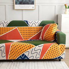 Geometric Spandex Anti-dust Sofa Cover Elastic Colorful Printing Tight Wrap Couch Cover for Living Room housse canape dangle