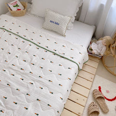 100% Cotton Summer Quilt Home Textiles Suitable for Children Boy Girl Kids Adult Blanket Comforter Thin Quilt