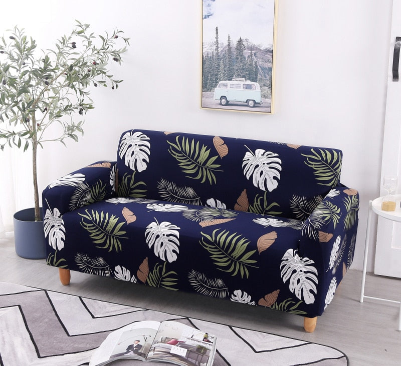 Afervor Anti-dust All-inclusive Tight Wrap Sofa Cover Geometric Simple Style Slipcover Loveseat Armchair Protector Couch Cover
