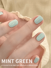 YICKYUE  -  1Pc 15ML Mint Green Nail Gel Semi Permanent Nail Art Soaking UV LED Nail Salon DIY Nail Salon Gel For Spring And Summer