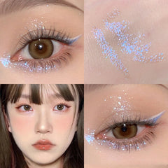 Glitter Eyeshadow Lying Silkworm Pencil Pearlescent Eyeshadow Pen Long-lasting Waterproof Shiny Eye Shadow Pen Stick Makeup Tool