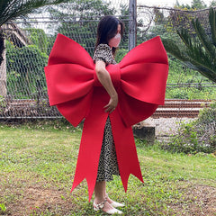 YICKYUE  -  DIY Christmas Decoration Big Bow EVA Foam Belt Shop Display Wedding Birthday Party Festivity Occasion Decoration Giant Bow