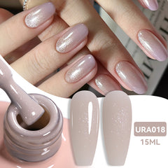 YICKYUE  -  15ml Wine Red Gel Nail Polish Semi Permanent UV Gel Autumn Winter Nail Supplies For Manicure Nail Art Varnish