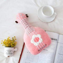 guitar pillow stuffed plush musical instrument ukulele toy kids toys birthday gift for child