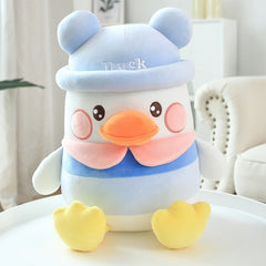 25/45/55cmNew Kawaii Doudou Duck Plush Doll Pillow Cute Soft Cartoon Duck Plush Doll Pillow Room Decoration Kids Girls Baby Gift