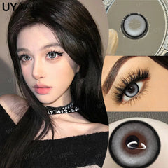 YICKYUE  NEW Cosplay Colored Contact Lenses for Eyes Anime Purple Lenses Cosmetic Blue Eye Contacts Brown Natural Fashion Lenses