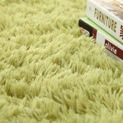 Fluffy Round Rug Carpets for Living Room Kilim Faux Fur Carpet Kids Room  Long Plush rugs for bedroom Shaggy Area Rug White