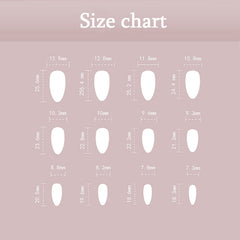 YICKYUE  -  Fantasy White Love Heart Star Rhinestone Butterfly Wearable Full Cover Pink Almond Shape Finished Fake False Nail Press on Nails