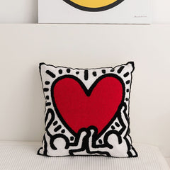 Love Heart Sofa Pillow Gift Back Cushion Cute Pillow Office Chair Pillows Decor Home Lumbar Pillow Chair Cushion Car Accessories