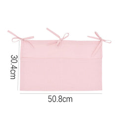 Bedside Storage Bag Baby Crib Organizer Hanging Bag for Dormitory Bed Bunk Hospital Bed Rails Book Toy Diaper Pockets Bed Holder
