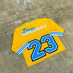Hearujoy  2024 New Men's Loose V-neck Sports T-shirt Y2K Hip Hop Street Print Short Sleeve Men