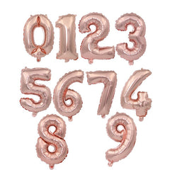32 inch Blue Number Foil Balloon Digital 0 to 9 Helium Balloons Birthday Party Decoration Inflatble Air Ballon Wedding Supplies