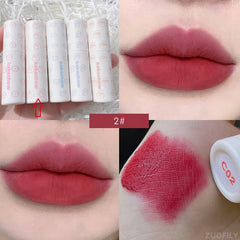 Yickyue 1pc Kakashow Lipgloss Matte Lipstick Lip Makeup Tint Not Easy To Fade Lip Gloss Nude Red Long Lasting Lipstick Cosmetic 5 Color