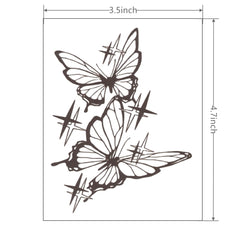 YICKYUE  -  Butterfly Tattoo Sticker Waterproof and Long-lasting Temporary Tattoo
