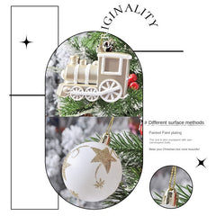 Yickyue 70 Pcs Christmas Ornaments Christmas Ball Set Xmas Tree Hanging Pendants Navidad Noel Decoration Home New Year Gifts 2023