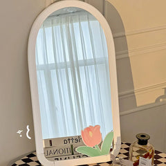 YICKYUE  -  Makeup Modern Mirror Aesthetic Living Room Garden Shower Bathroom Luxury Makeup Mirror Large Bedroom Spiegels Home Decoration
