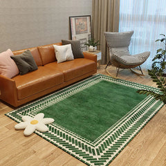 YICKYUE  -  Modern Light Luxury Living Room Carpet Irregular Green Classic Nordic Art Design Bedroom Rug Minimalist Girl Home Decoration Mat