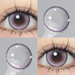 YICKYUE  -  10Pcs Daily High Quality Color Contact Lenses for Eyes With Diopter Myopia Student Natural Beauty Pupil Fast Shipping