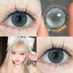 YICKYUE  -  1 Pair Color Contact Lenses for Eyes Cosmetic High Quality Blue Lenses Green Contact Fashion Cosmetic Eye Contacts