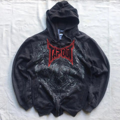 Hearujoy  Streetwear Men Women Clothes Zipper Hoodie Y2K Sweatshirt Hip Hop Letter Embroidery Jacket Retro Pattern Oversized Hoodie