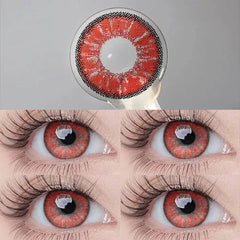 YICKYUE  -  1 Pair Colored Contact Lenses for Eyes Brown Lenses Blue Lenses Gray Eye Contact Fashion Lenses Free Shipping