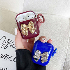 Cute 3d butterfly earphone shell for apple airpods pro 3 2 1 charging box headset case for airpod 3 wireless bluetooth capa