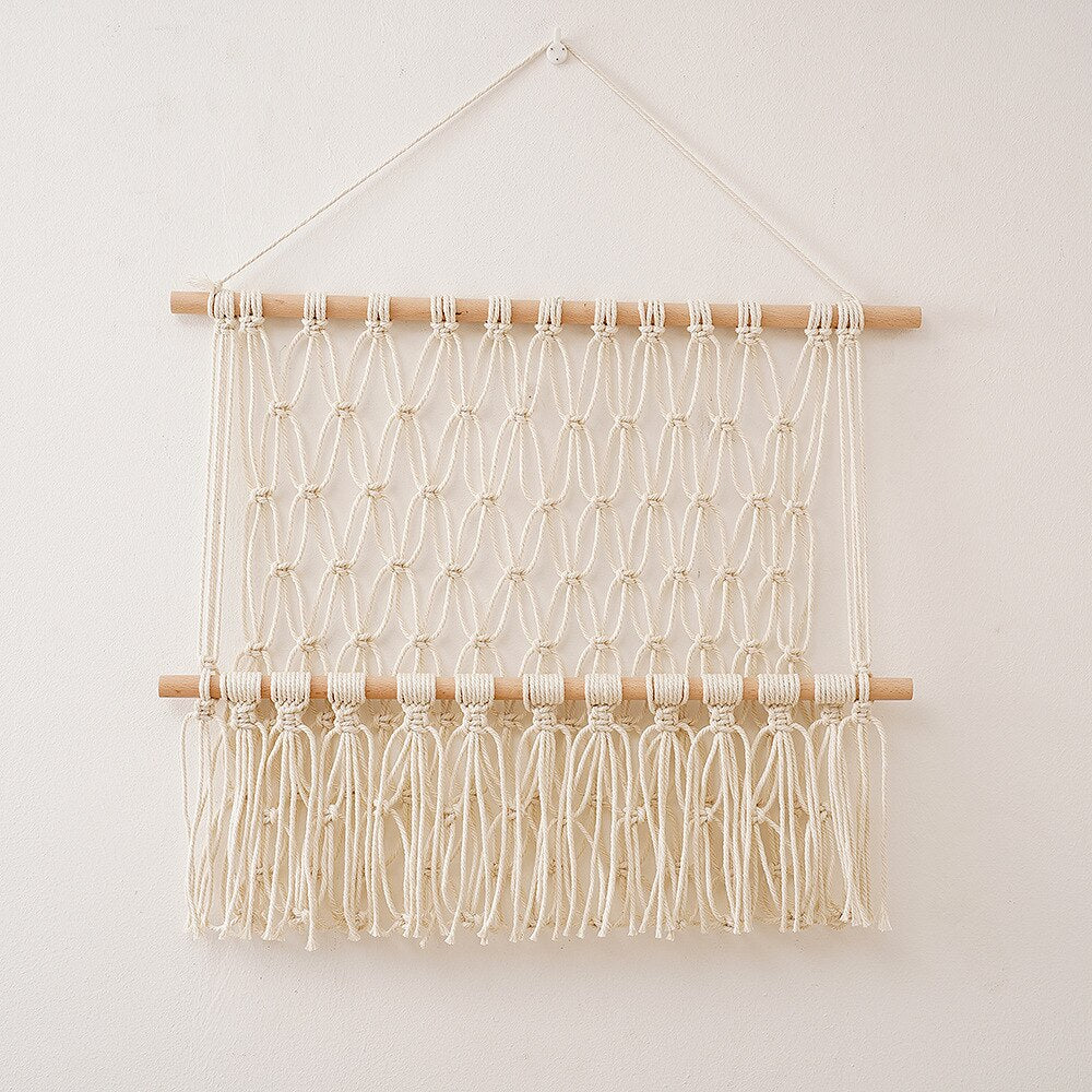 Nursery Toy Macrame Shelves Organizers Storage Boho Home Decor Display Stand Shelf for Kids Living Room Bedroom Decoration Gift