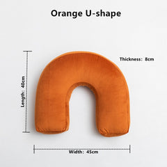 Yickyue CuteLife Nordic Plush Irregular Sofa Cushion Room Home Decoration Lumbar Travel Car Pillow Backrst Desk Chair Chair Bed Cushion