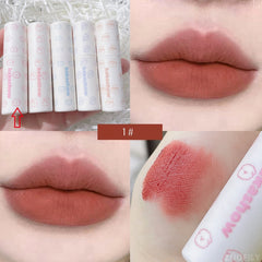 Yickyue 1pc Kakashow Lipgloss Matte Lipstick Lip Makeup Tint Not Easy To Fade Lip Gloss Nude Red Long Lasting Lipstick Cosmetic 5 Color