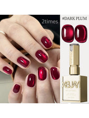 YICKYUE  -  1Pc 15ml Ankela Red Dark Plum Gel Nail Polish Starter Pure Soak Off No Wipe Nail Gel Polish Suitable For New Year