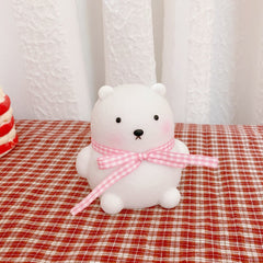 W&G Ins Bedroom girl LED new year bear night light mini room bedside lamp decoration dormitory creative gift