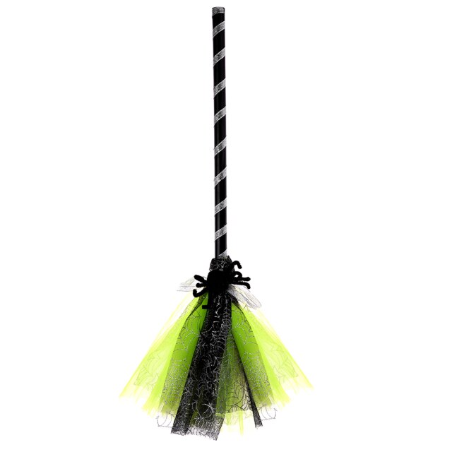 Costume Accessory Witch Broom Kids Cosplay Gift For Halloween Lightweight Dress Up Cute Party Photography Prop Toy Masquerade