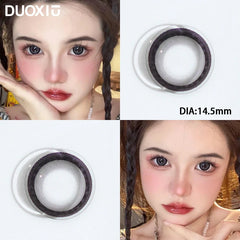 YICKYUE  -  1Pair Myopia Lenses Blue Color Contact Lenses for Eyes Lenses With Diopters Prescription Fashion Lenses High Quality Lens