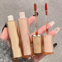 YICKYUE  -  Water Light Crystal Lens Face Lip Glaze Moistening Lock Lipstick Plain Tool False Color White Lip Makeup W2V4