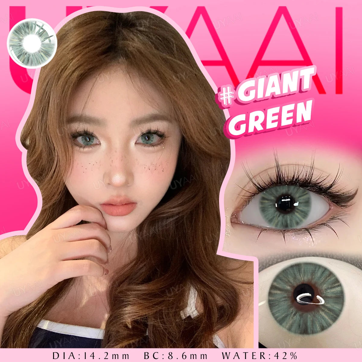 YICKYUE  NEW Color Contact Lenses Beauty Makeups Natual Contacts Lens Green Contact Lenses Circle Lenses Blue Lenses Brown Contacts