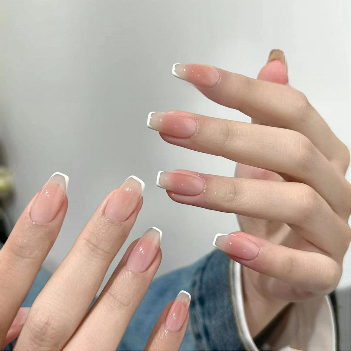 French Handmade Press On Nails