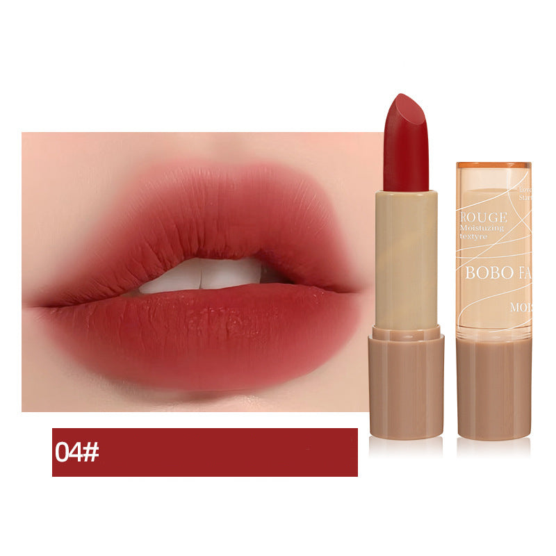 YICKYUE  -  Milk Velvet Lipstick Smooth Long Lasting Red Tint Balm Lip Gloss Easy to Wear Waterproof Lip Mud Moisturizing Glaze Makeup Cute